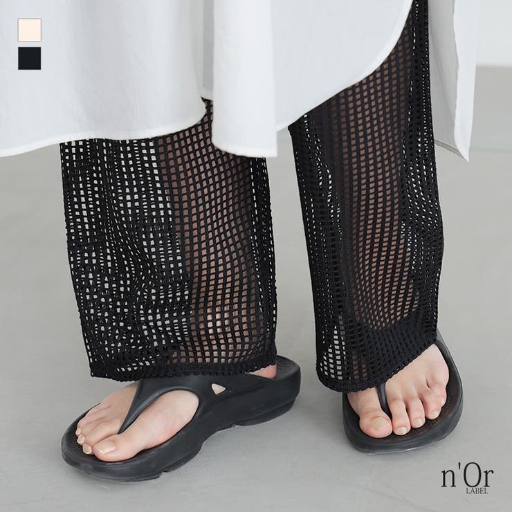 n'OrLABELメッシュぺチパンツ | osharewalker | 詳細画像1 