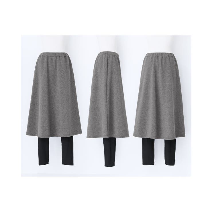 n'OrLABELリブレギンスドッキング裏起毛スカート  | osharewalker | 詳細画像15 