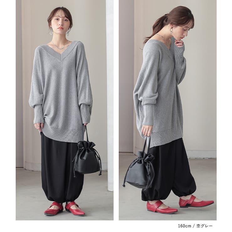 n'OrLABELドルマンVネックニット  | osharewalker | 詳細画像16 