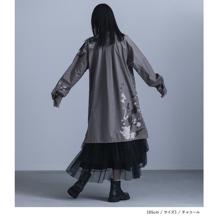 kOhAKUスプラッシュペイントシャツ[品番：MITW0014335