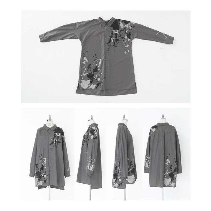 kOhAKUスプラッシュペイントシャツ | osharewalker | 詳細画像16 