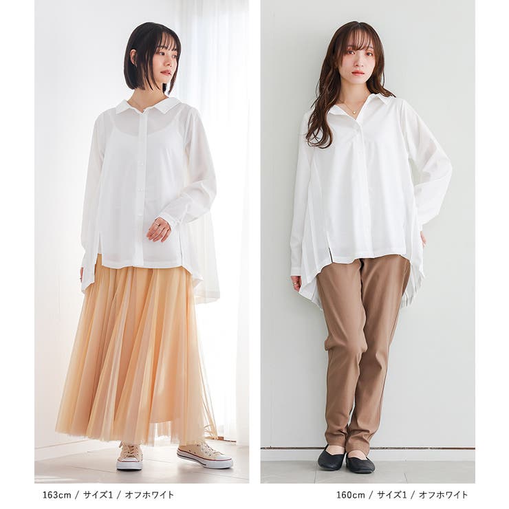 n'OrLABELバックプリーツシャツ  | osharewalker | 詳細画像10 