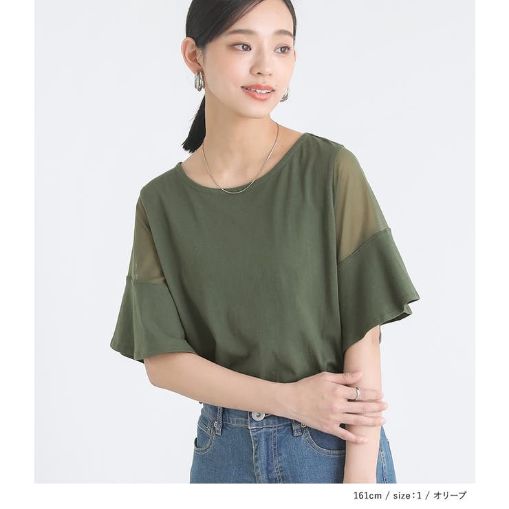 n'OrLABELシアースリーブデザインTシャツ | osharewalker | 詳細画像15 
