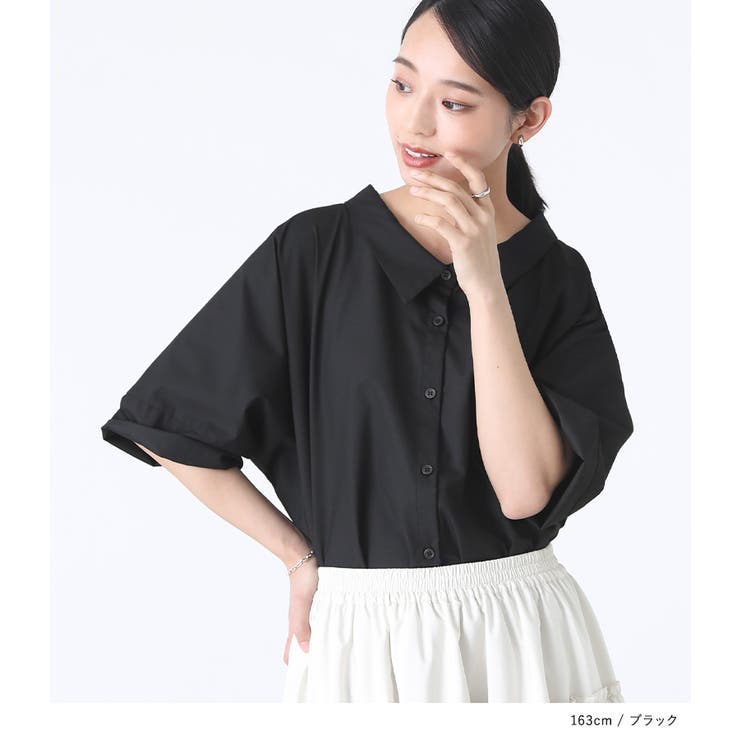 n'OrLABEL洗練デザインロングシャツ[品番：MITW0015070