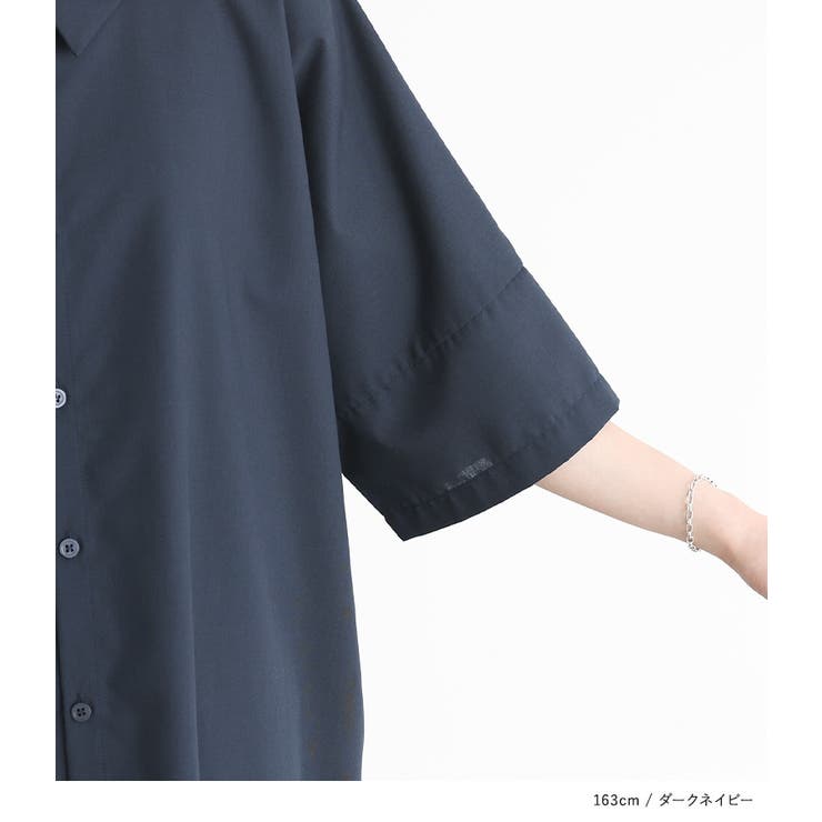 n'OrLABEL洗練デザインロングシャツ[品番：MITW0015070