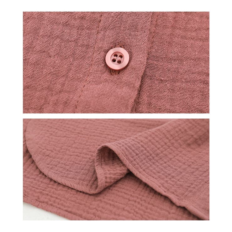 n'OrLABELダブルガーゼバンドカラーシャツ  | osharewalker | 詳細画像19 