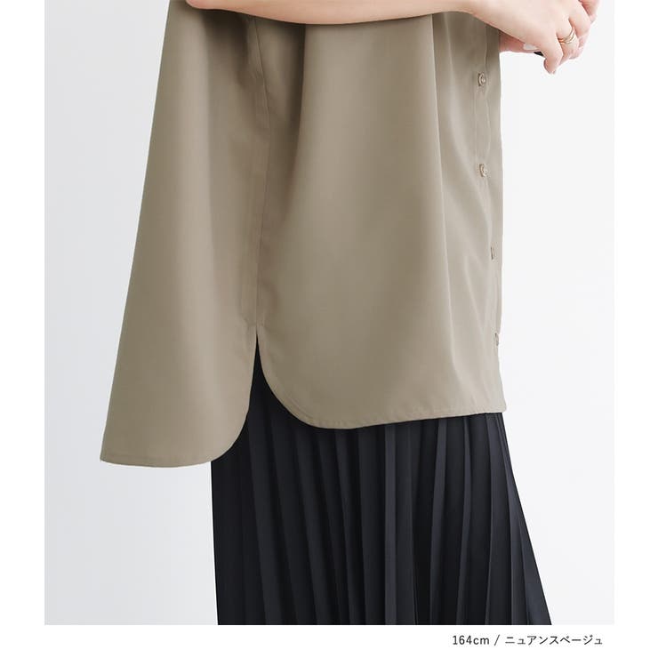 n'OrLABELバンドカラー配色ブラウス | osharewalker | 詳細画像8 