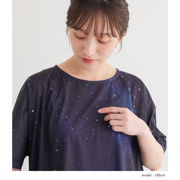n'OrLABELコスモ柄プリントTシャツ | osharewalker | 詳細画像15 