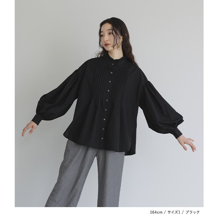 somari imaginationボリューム袖ピンタックブラウス  | osharewalker | 詳細画像5 