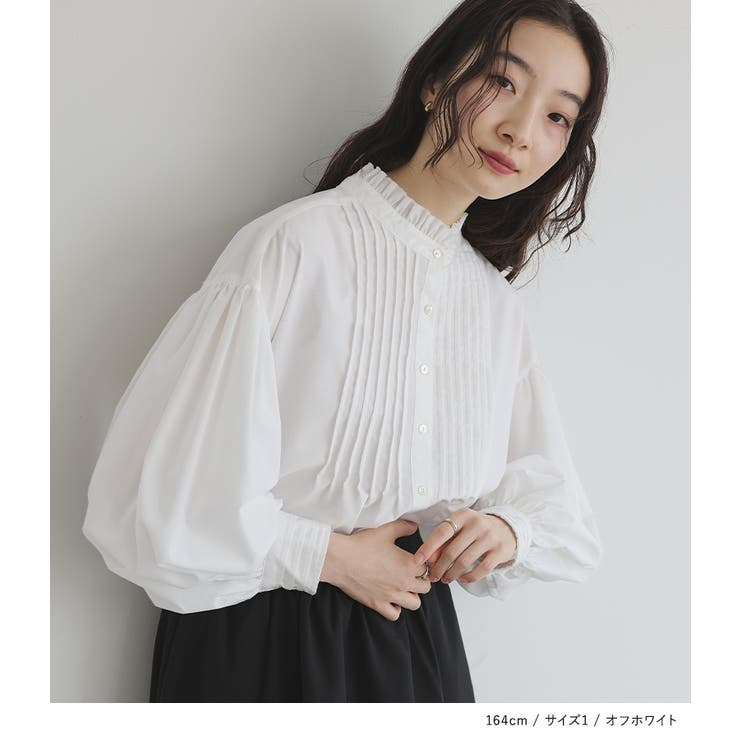somari imaginationボリューム袖ピンタックブラウス  | osharewalker | 詳細画像6 