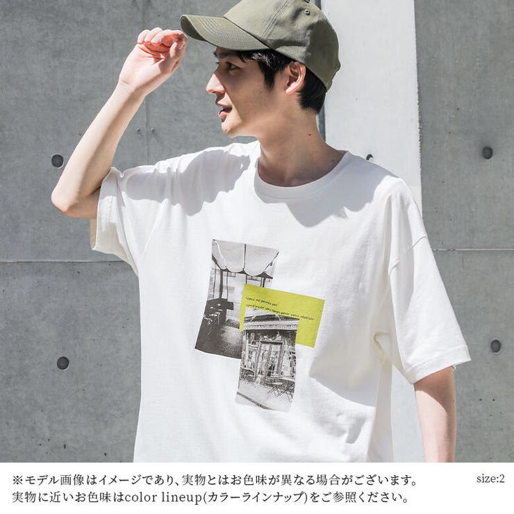 n'OrLABELビッグシルエットフォトグラフィックTシャツ | osharewalker | 詳細画像3 