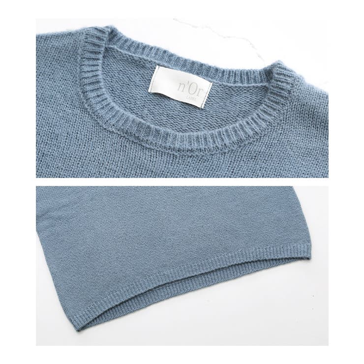 n'OrLABELドット柄ジャカードローゲージニット  | osharewalker | 詳細画像17 