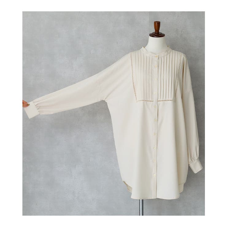 n'OrLABELピンタックはしごレースブラウス | osharewalker | 詳細画像18 