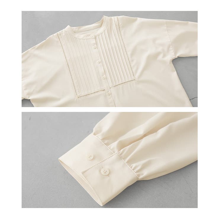 n'OrLABELピンタックはしごレースブラウス | osharewalker | 詳細画像19 