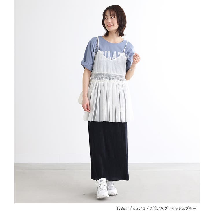 n'OrLABEL汗ジミ防止ゆるっとロゴTシャツ | osharewalker | 詳細画像7 