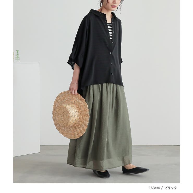 n'OrLABELタックデザインスリーブブラウス | osharewalker | 詳細画像14 