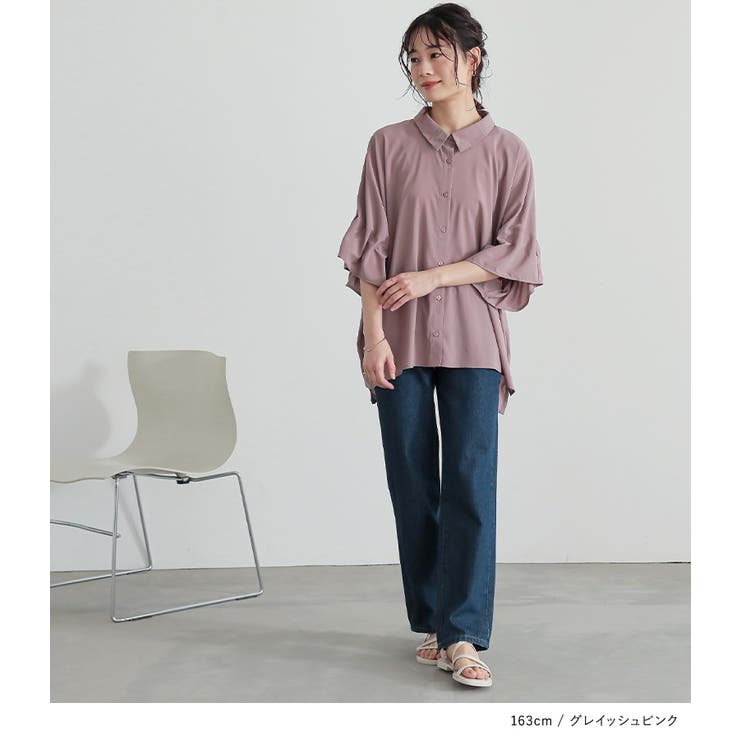 n'OrLABELタックデザインスリーブブラウス | osharewalker | 詳細画像17 