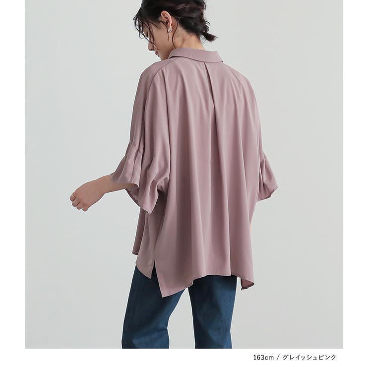 n'OrLABELタックデザインスリーブブラウス | osharewalker | 詳細画像18 