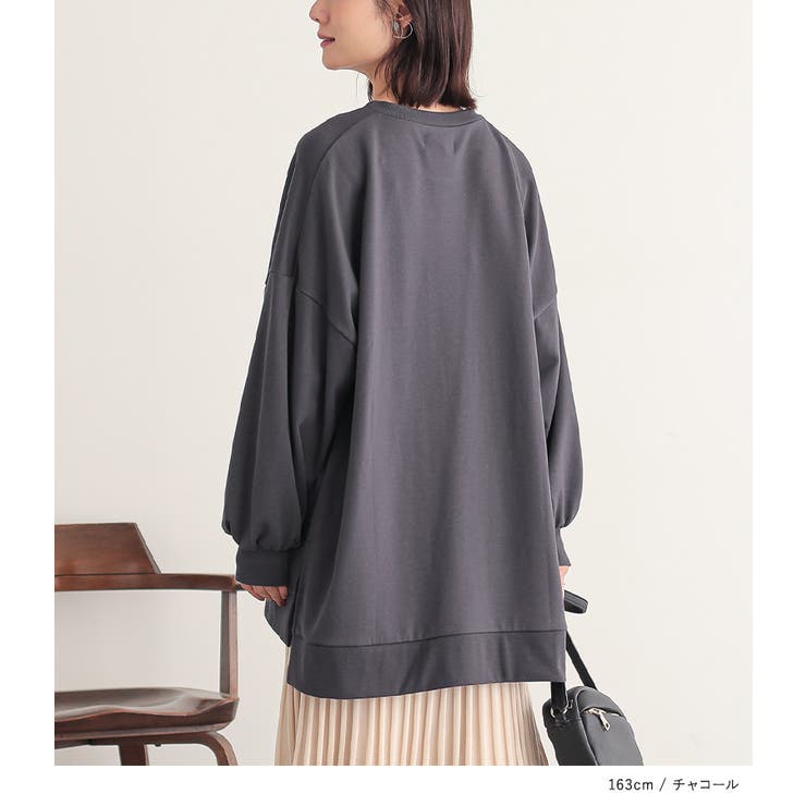 n'OrLABELゆるっとロングスウェット  | osharewalker | 詳細画像12 