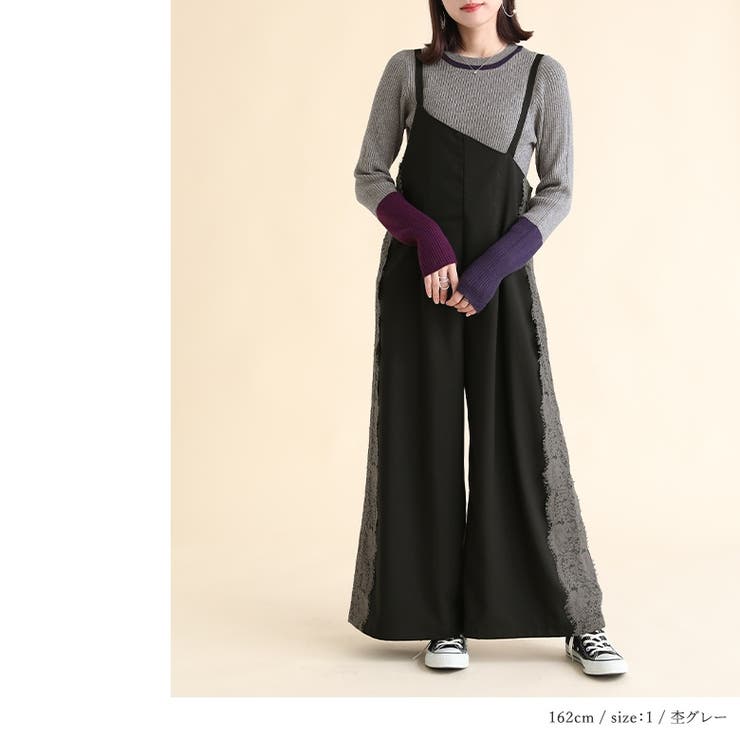 n'OrLABEL配色リブ編みデザインニット | osharewalker | 詳細画像9 