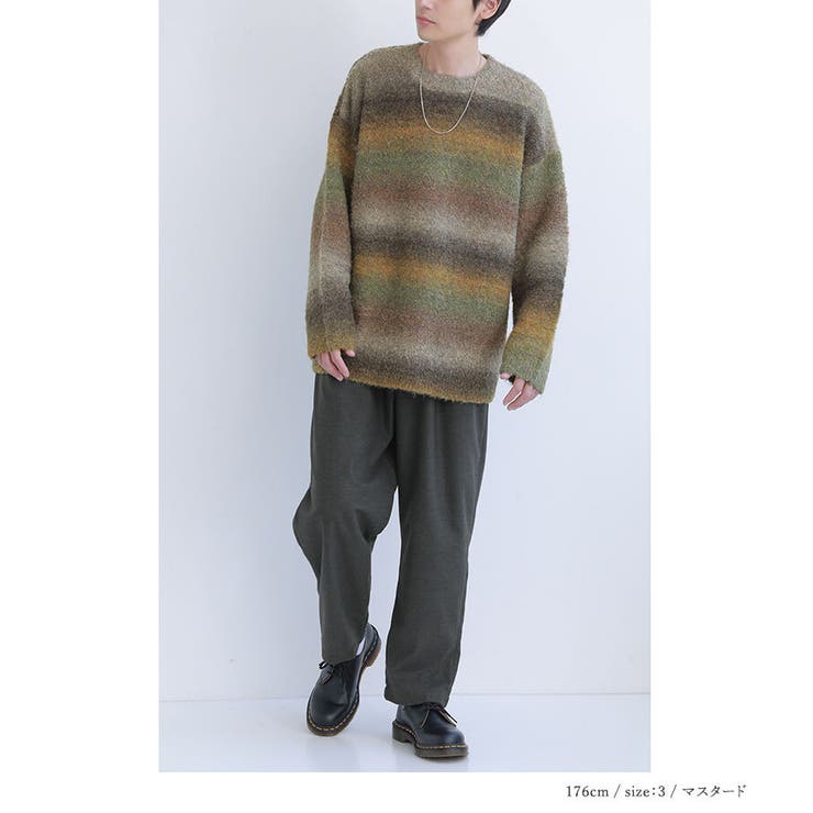 n'OrLABELグラデーションブークレニット  | osharewalker【MEN】 | 詳細画像5 