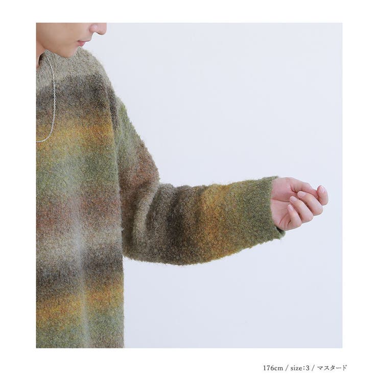 n'OrLABELグラデーションブークレニット  | osharewalker【MEN】 | 詳細画像11 