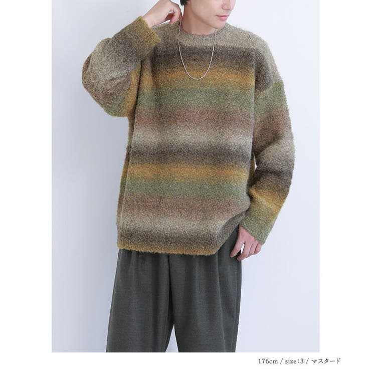 n'OrLABELグラデーションブークレニット  | osharewalker【MEN】 | 詳細画像14 