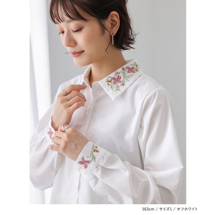 n'OrLABELオリジナル刺繍カラーシャツ | osharewalker | 詳細画像9 