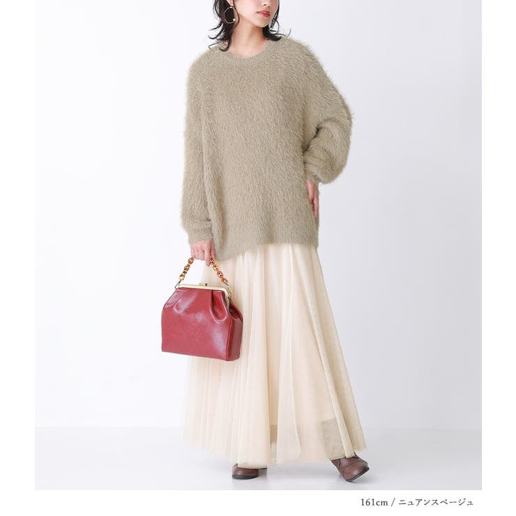 n'OrLABELシャギーニットトップス[品番：MITW0017073]｜osharewalker