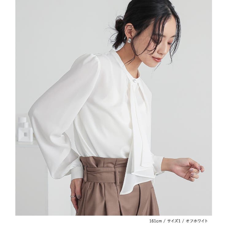 n'OrLABELボウタイブラウス | osharewalker | 詳細画像10 