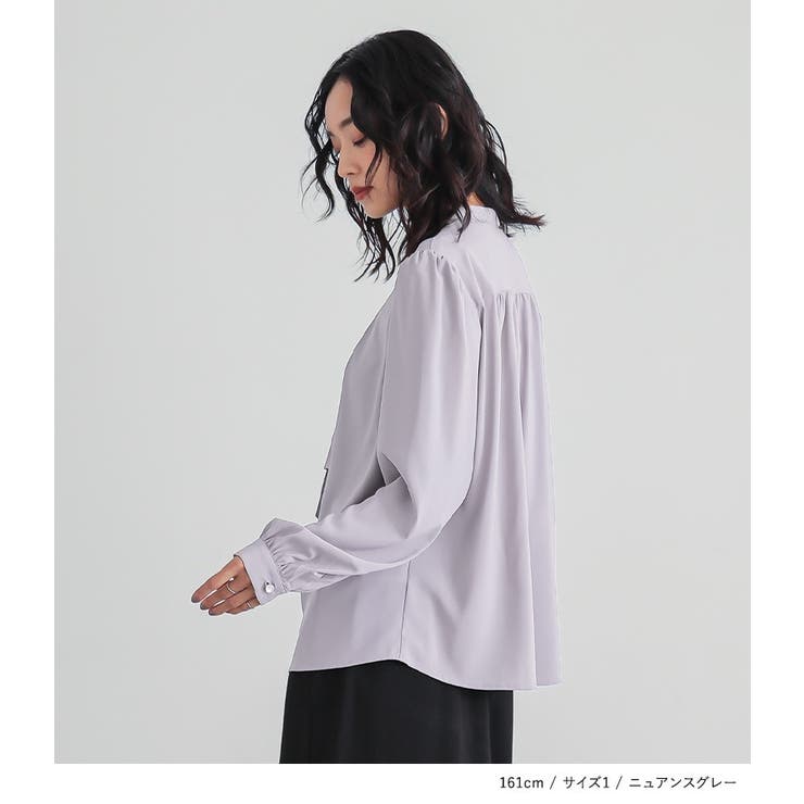n'OrLABELボウタイブラウス | osharewalker | 詳細画像12 