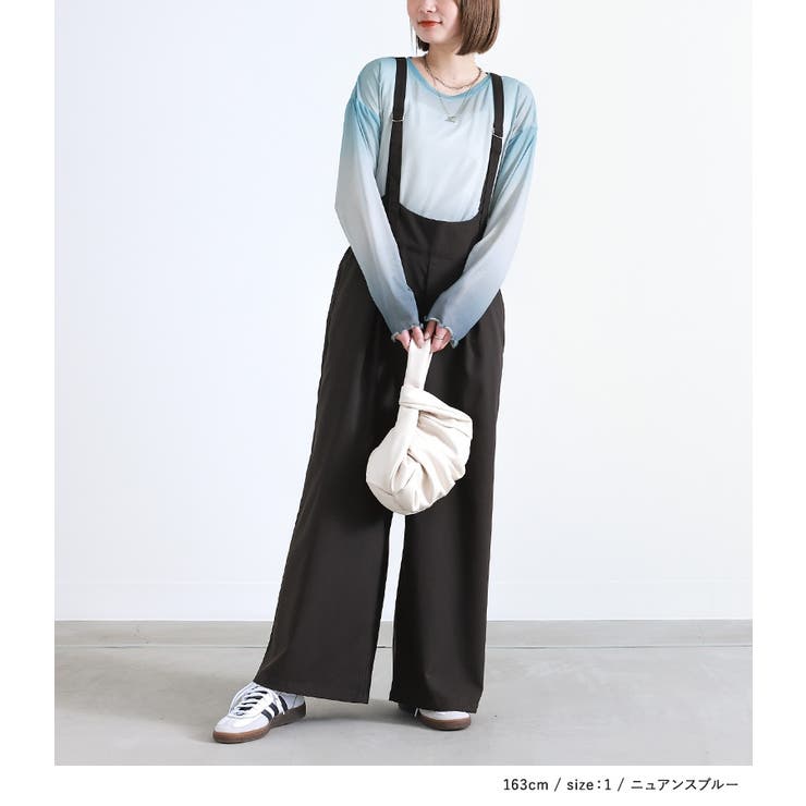 n'OrLABELグラデーションプリントメッシュトップス | osharewalker | 詳細画像10 