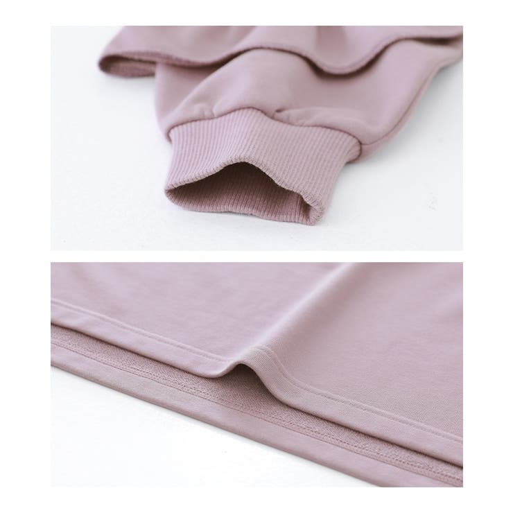 n'OrLABELフリル袖デザインスウェット | osharewalker | 詳細画像18 