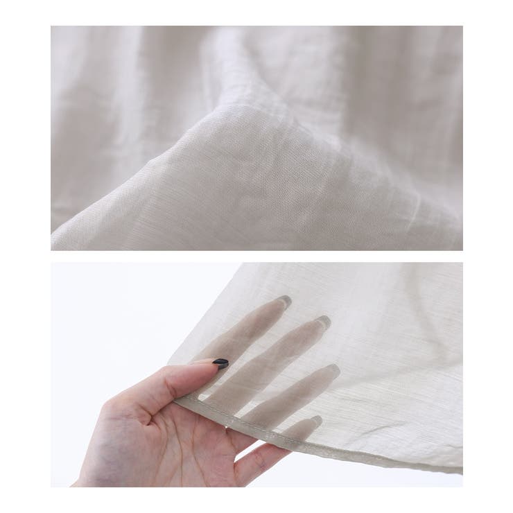 n'OrLABEL前後2wayリボン付きシアーブラウス | osharewalker | 詳細画像18 