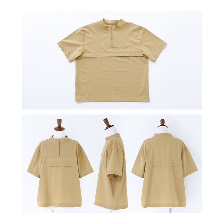 n'OrLABELハレアメ撥水ハーフジップアップトップス | osharewalker【MEN】 | 詳細画像17 