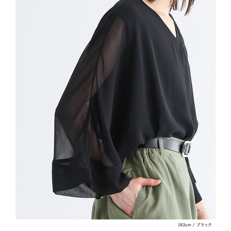 n'OrLABELレイヤードシアートップス | osharewalker | 詳細画像4 