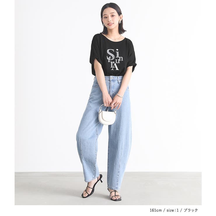 n'OrLABELグラフィック箔プリントロゴTシャツ | osharewalker | 詳細画像2 