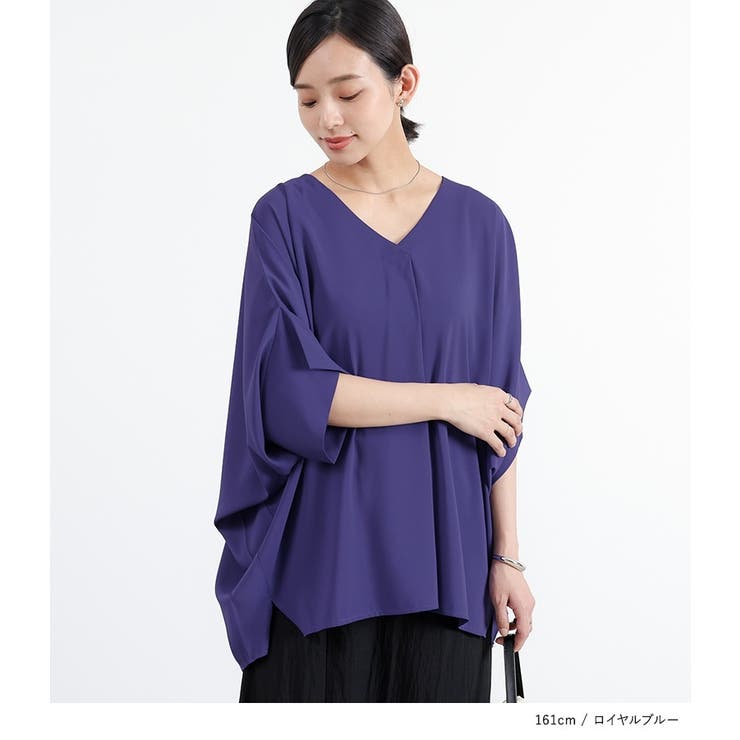 n'OrLABEL変形ドレープデザインシャツ | osharewalker | 詳細画像8 