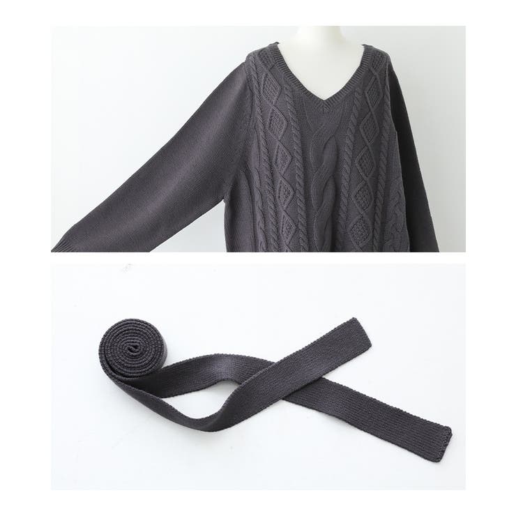 n'OrLABELアランケーブルニットワンピース  | osharewalker | 詳細画像19 