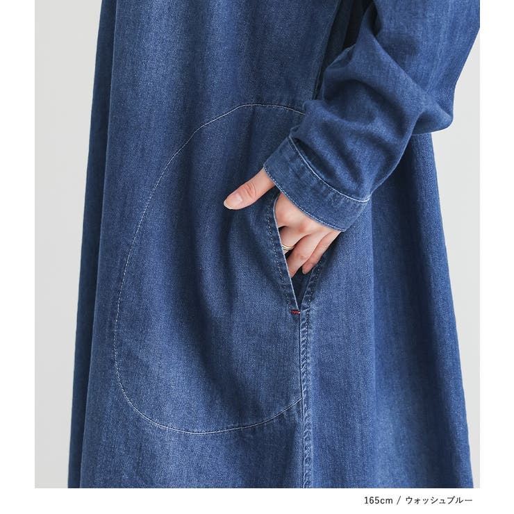 somari imaginationデニムフードワンピース  | osharewalker | 詳細画像13 