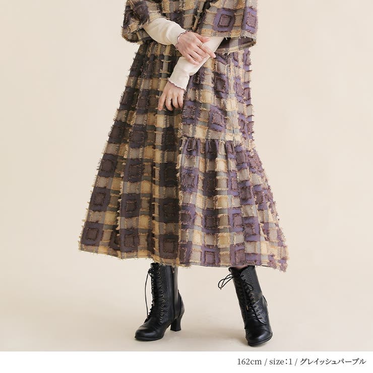 somari imaginationカットジャカードティアードワンピース[品番