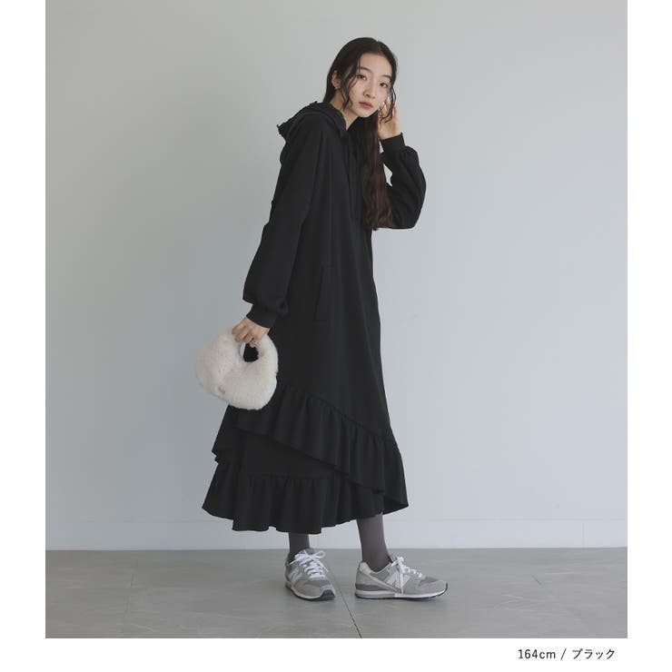 somari imagination裏シャギーレースパーカーワンピース  | osharewalker | 詳細画像6 