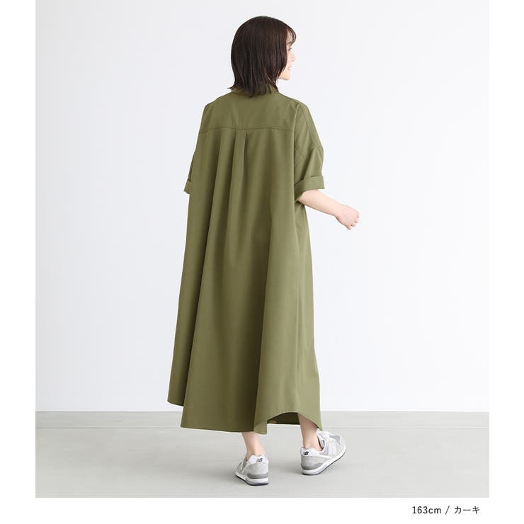 n'OrLABELワークシャツワンピース[品番：MITW0017261]｜osharewalker