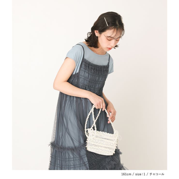 サテンキャミソールワンピース - SOÉJU online store｜上質な