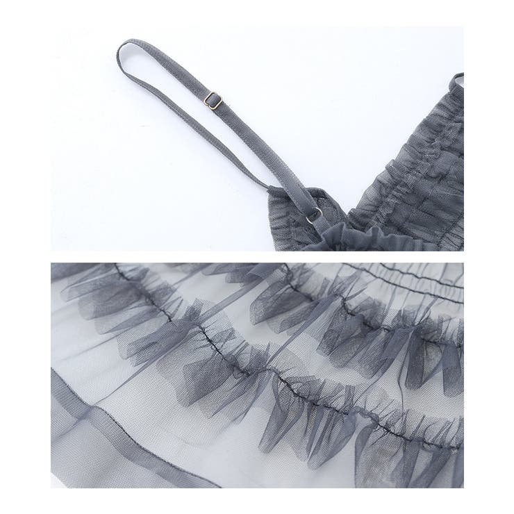 somari imaginationチュールキャミワンピース  | osharewalker | 詳細画像15 