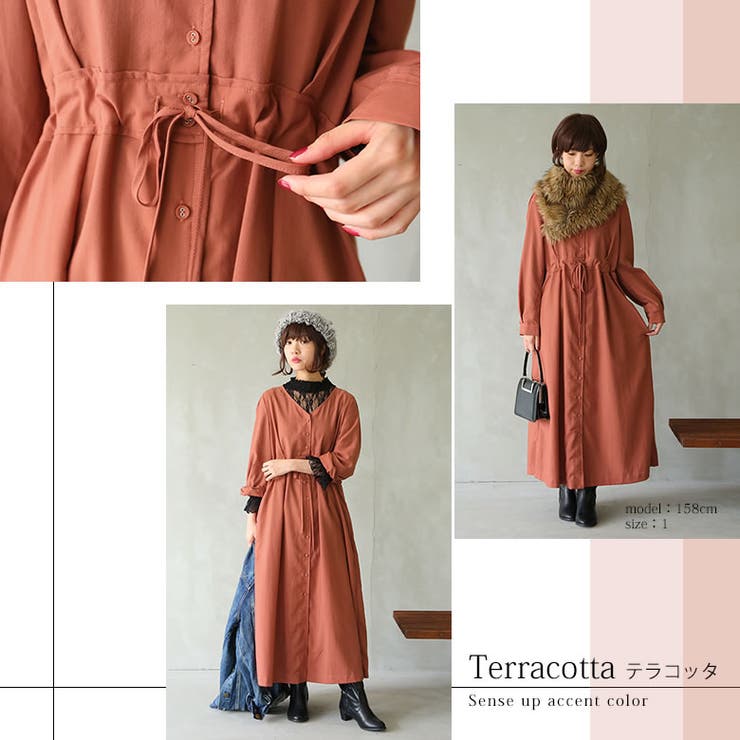 n'OrLABEL洗練シンプル2wayロングワンピース[品番：MITW0013269