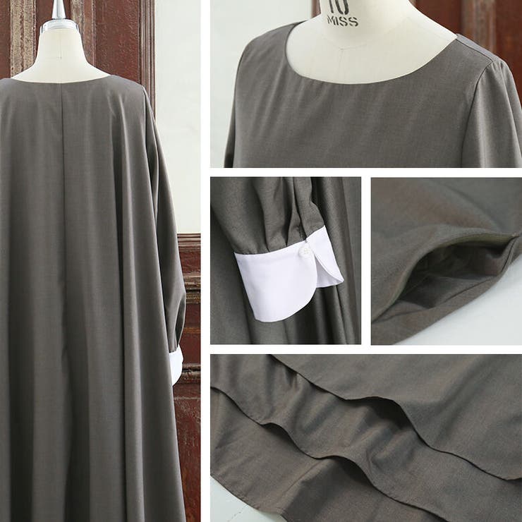 somari imaginationボリュームフレアワンピース | osharewalker | 詳細画像12 