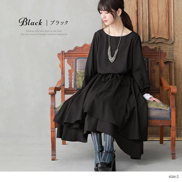 somari imaginationボリュームフレアワンピース | osharewalker | 詳細画像8 