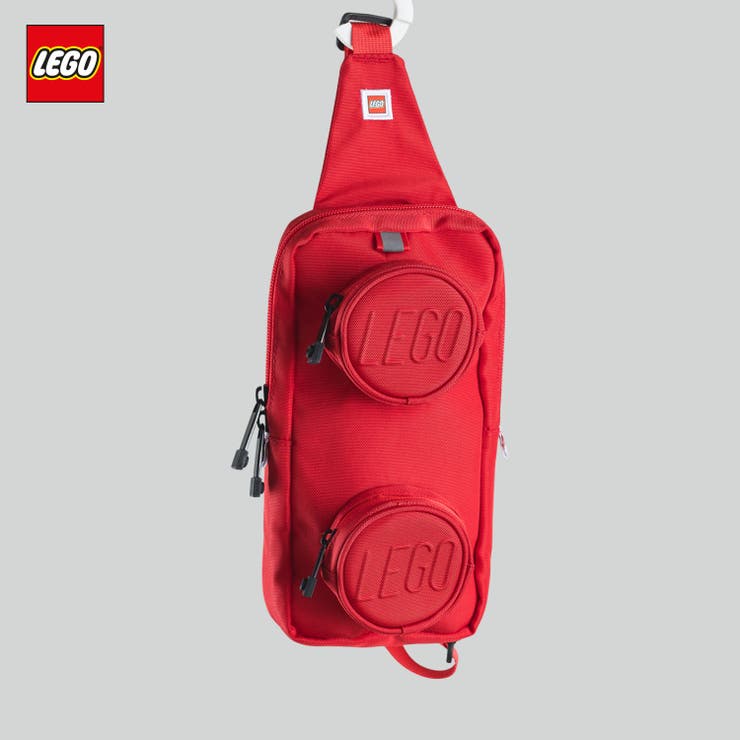LEGO レゴ ボディバッグ Signature Brick 1x2 レッド | OSUMAC | 詳細画像1 