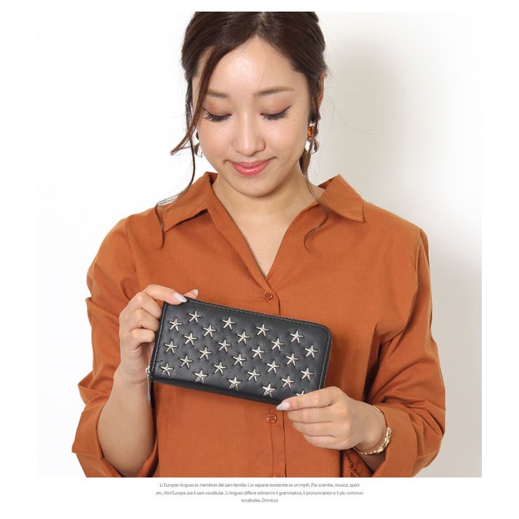 ‪꒰24h限定セール꒱スタッズ 長財布 楽天市場】長財布 スタッズの通販